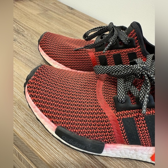 Adidas NMD - Orange Red Black - Size 8 - Picture 5 of 7